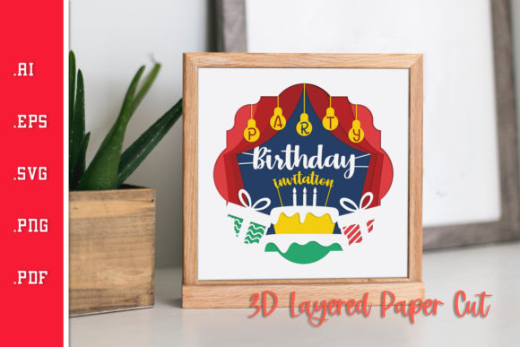 3D SVG for Birthdays: Layered Paper Cut Review