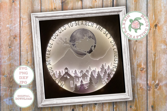 Christmas Eve 3D SVG for Shadow Boxes Review