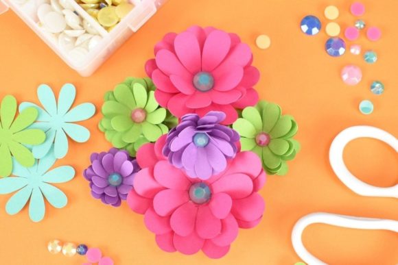 Cosmos Paper Flower Templates: 3D SVG Review