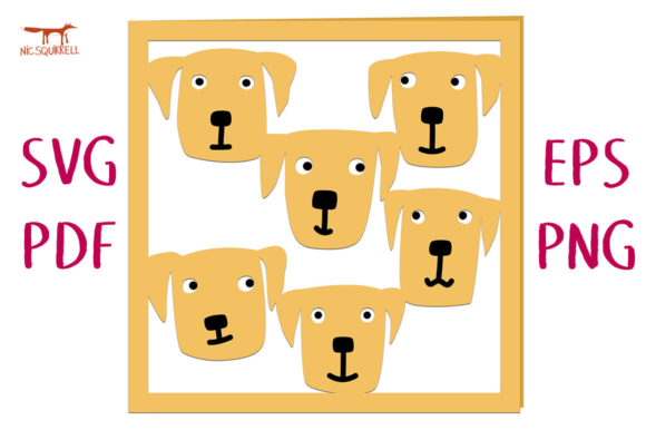 Dogs Layered Card 3D SVG: Shapes Review