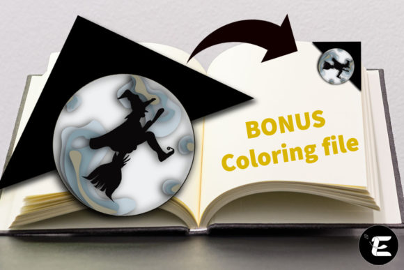 Flying Witch Bookmark: 3D SVG Shapes Review