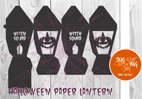 Halloween Paper Lantern Series A 0010: 3D SVG Shapes Review