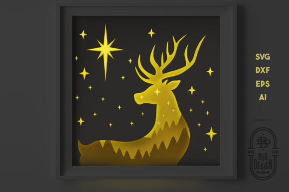 Light Up Shadow Box: 3D SVG Christmas Asset Review