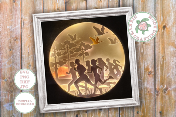 Running Shadow Box Template: 3D SVG Review