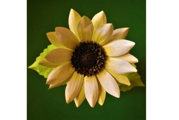 Small Sunflower Vanilla Ice 3D SVG Paper Flowers