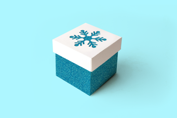 Snowflake Cube Box with Lid SVG Review