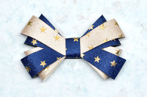 Two-layer Bow Template: 3D SVG for Christmas Branding
