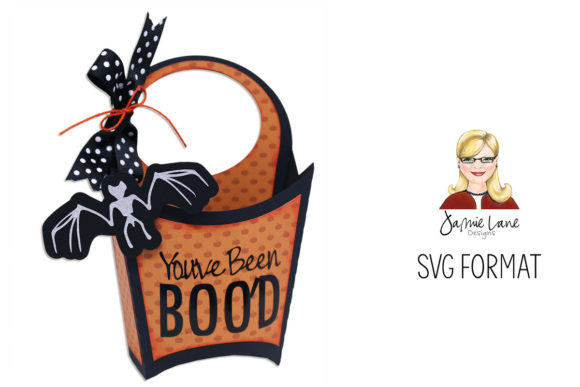 You've Been Boo'd Bat Box: 3D SVG for Halloween